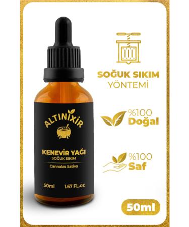 ALTINIXIR Hemp Oil Cold Pressed 50ml