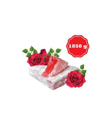 al kan Turkish Delight Rose Flavored Amulet Turkish Delight 1850 gr