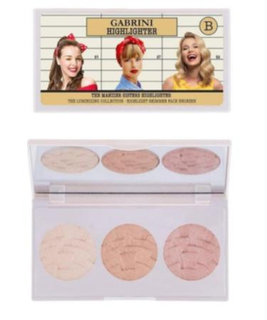 Gabrini 3-Pack Highlighter Palette Highlighter B