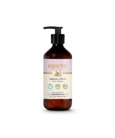 Agarta Natural Shampoo Garlic 400 ml 3 Pieces