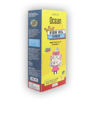 Ocean Fish Oil Syrup 150ml Mixed Fruit Flavor