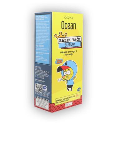 Ocean Fish Oil Syrup 150ml Mixed Fruit Flavor - Buy Online on GoSupps.com