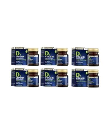 Nutraxin D3 Vitamin 1000iu 120 Tablets-D Vitamin Supplement*6 Pieces