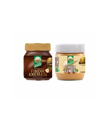 Agricultural Credit Union Hazelnut Paste 400 Gr + Cocoa Hazelnut Cream 400 Gr