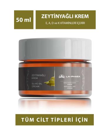 LA PHAEA Intensive Moisturizing - Olive Oil Cream Enriched with Vitamin E and Niacinamide - 50 ml