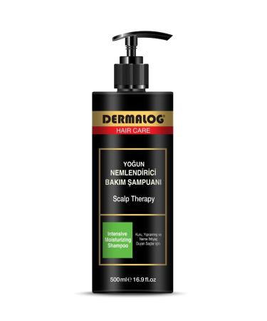 DERMALOG Intensive Moisturizing and Repairing Hair Care Shampoo for Dry Damaged Hair 500 ml