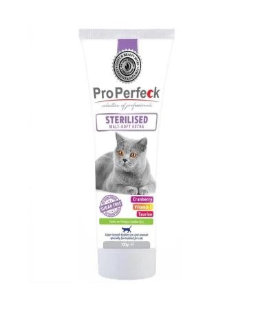 AquaHome Pro Perfect Sterillised Malt Soft Extra (Urinary Supported for Neutered Cats) 100 Gr