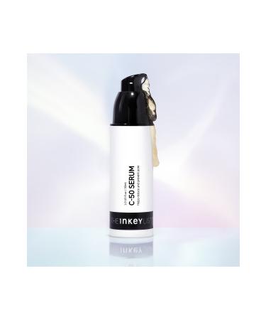 THE INKEY LIST C-50 Blemish Night Treatment Anti-Blemish Vitamin E Night Serum 30ml - Buy Online on GoSupps.com