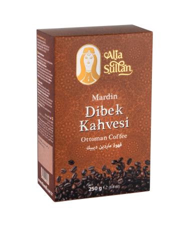 Alia Sultan Mardin Dibek Coffee 250 gr - Authentic and Traditional Taste - Does Not Contain Artificial Sweeteners