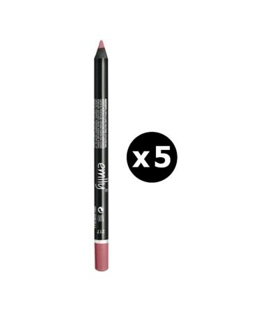 Golden Rose Emily Lip Pencil 5 Piece No: 217