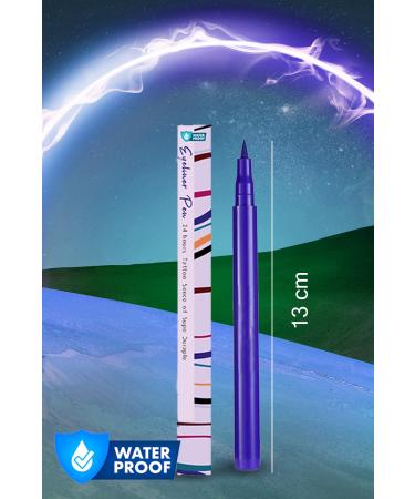 Xolo Blue Ultra Fine Tip Liquid Pencil Eyeliner Applyable Makeup Eye Waterproof - Buy Online on GoSupps.com