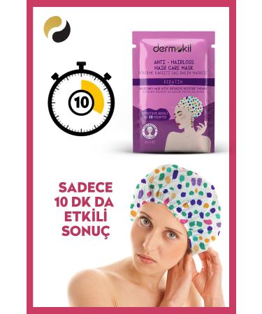 Dermokil Keratin Steam Hair Care Mask 35 ml - Buy Online on GoSupps.com