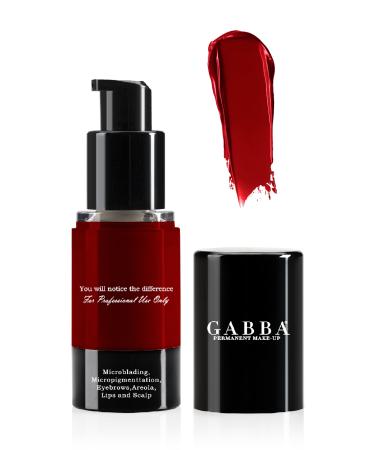 GABBA PERMANENT MAKE-UP 320 -wine Red Lip Color Permanent Lip Color Permanent Makeup Lip Contour Color 15 ml - Buy Online on GoSupps.com