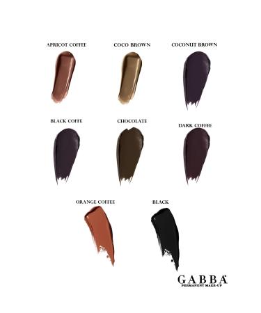 GABBA PERMANENT MAKE-UP 214-orange Coffee- Blue Edit- Mixing Dye - Permanent Makeup Pigment 15 ml - Buy Online on GoSupps.com