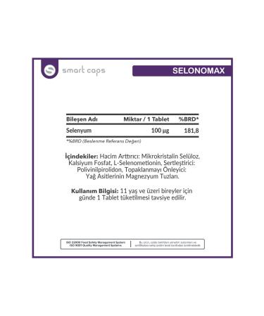 Smartcaps Selonomax Selenium 100 g 200 Tablets - Buy Online on GoSupps.com