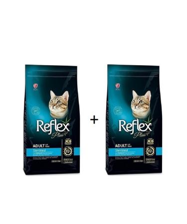 Reflex Plus Salmon Sterilized Cat Food 4 Kg (2+2 Kg)