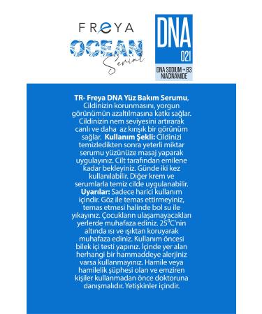 Freya Sodium DNA Serum Pore Tightening and Anti-Aging Serum Ocean Series 30ml - Buy Online on GoSupps.com