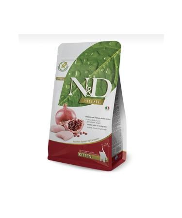 N & D H2o Pr me Grain Free Chicken & Pomegranate Kitten Food 1.5 Kg