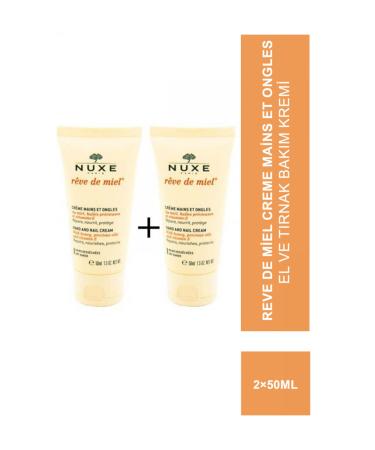 Nuxe Reve De Miel Creme Mains Et Ongles 2x50 ml