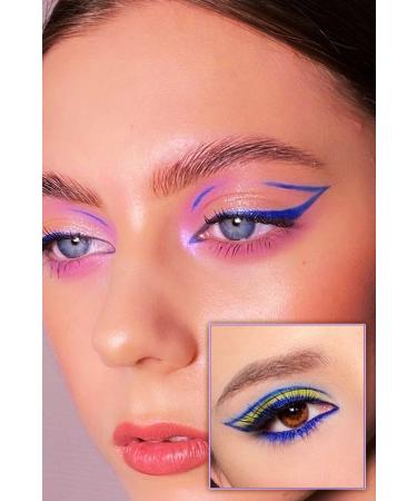 Xolo Blue Ultra Fine Tip Liquid Pencil Eyeliner Applyable Makeup Eye Waterproof - Buy Online on GoSupps.com