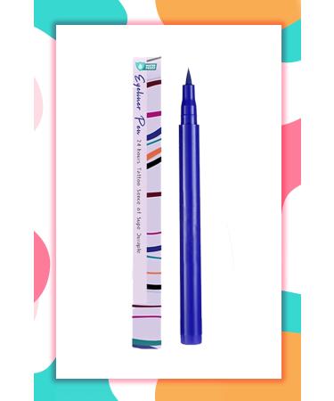 Xolo Blue Ultra Fine Tip Liquid Pencil Eyeliner Applyable Makeup Eye Waterproof - Buy Online on GoSupps.com