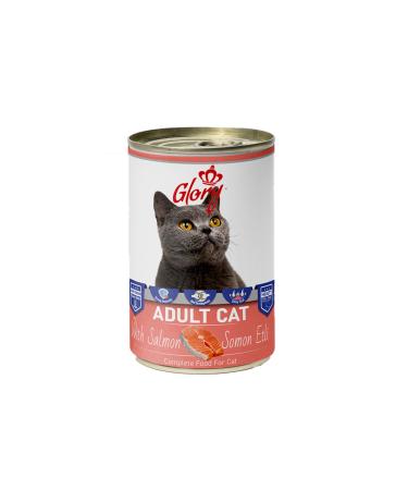Glory Piece Salmon Adult Cat Canned Food 400 Gr 12 Liters