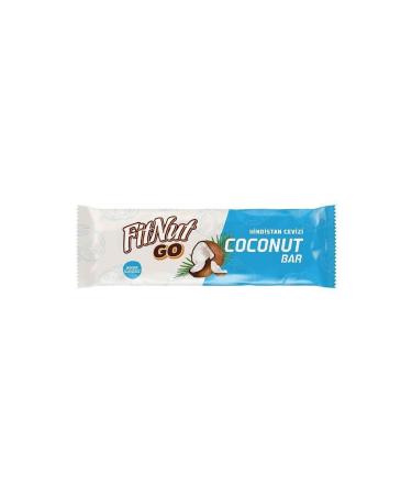 FitNut Sugar-Free Coconut Bar-12 Pieces X 40gr (Sugar-Free Coconut Bar) - Buy Online on GoSupps.com