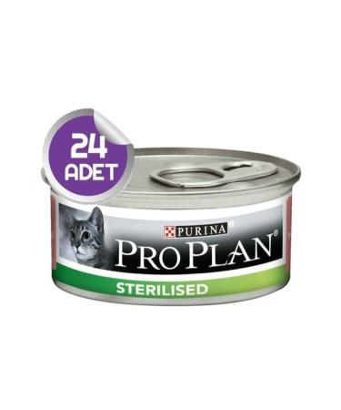 Pro Plan Proplan Sterilized Salmon Sterilized Cat Canned Food 85 Gr X 24
