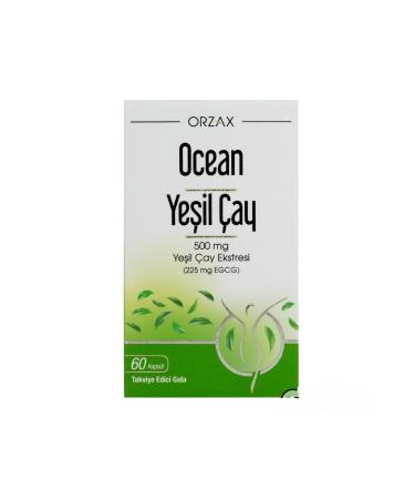 Ocean Green Tea 500 Mg 60 Capsules