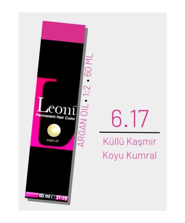 Leoni Hair Dye No 6.17 Ash Cashmere Dark Blonde