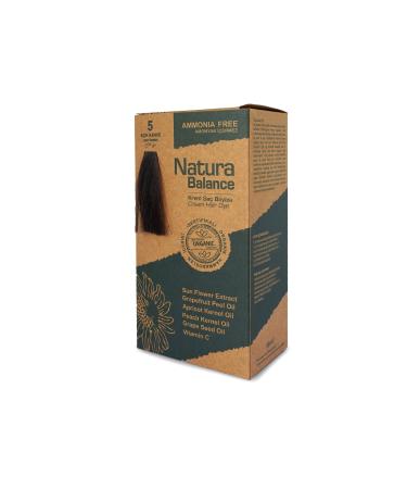 NATURABALANCE Nb Organic Hair Dye No: 5 Light Brown - Buy Online on GoSupps.com