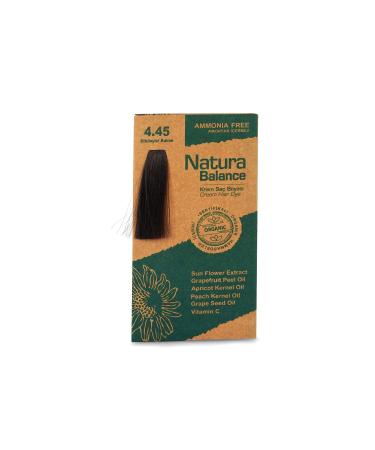 NATURABALANCE Nb Organic Hair Dye No: 4.45 Effective Coffee (mocha)