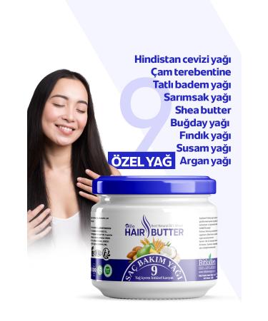 NLife Hair Butter Hair Care Conditioner 9 Herbal Oil Mixture 190 ml - Buy Online on GoSupps.com