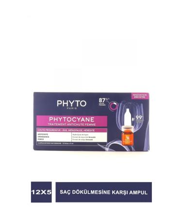 Phyto Cyane Female Type Chronic Hair Loss Anti-Hair Loss 12 X 5 ml Ampoules