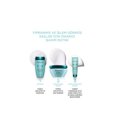 Kerastase Bain Force Architecte Repair Shampoo for Weak and Damaged Hair 250ml - Buy Online on GoSupps.com