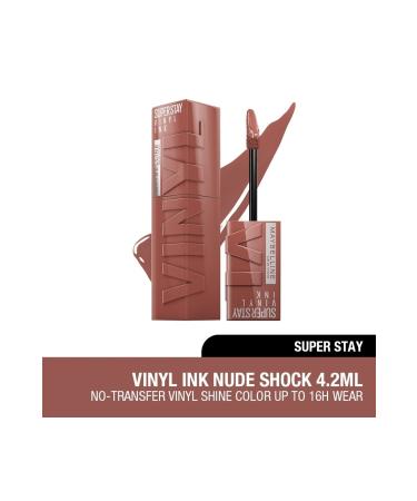 Maybelline New York Super Stay Vinyl Ink Long-Lasting Liquid Glossy Lipstick 120 Punchy