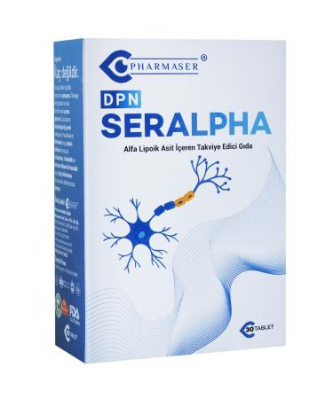 Pharmaser Seralpha 600 Mg Supplementary Food Containing Alpha Lipoic Acid B12 and Multivitamins - Buy Online on GoSupps.com