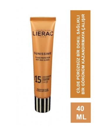 Lierac Sunissime Protective Fluid Spf 15 Sun Cream 40ml