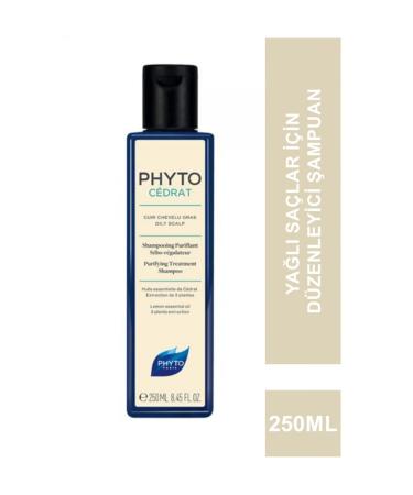 Phyto Cedrat Shampoo 250 ml Sebum Regulating Shampoo for Oily Hair