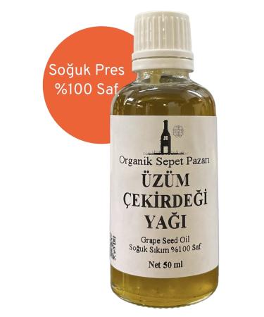 Organic Basket Market Grape Seed Oil (Cold Press) 50 Ml