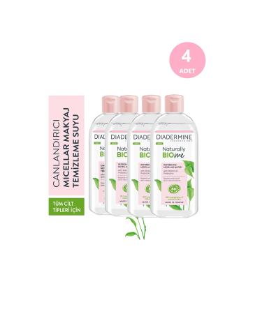 Diadermine Make-up Remover Water Bio Me Revitalizing X 4 Pieces
