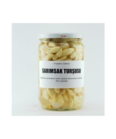 Silifke Basket Homemade Peeled Garlic Pickle 720 gr. - Buy Online on GoSupps.com