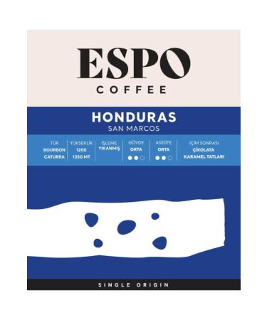 ESPO COFFEE Espo Coffe Honduras Beans 250 Gr