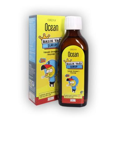 Ocean Fish Oil Syrup 150ml Mixed Fruit Flavor - Buy Online on GoSupps.com