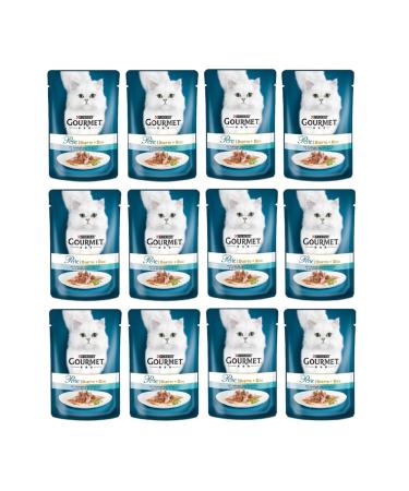 Gourmet Perle Proplan Grilled Tuna Cat Canned Food 85 gr 12 Pieces