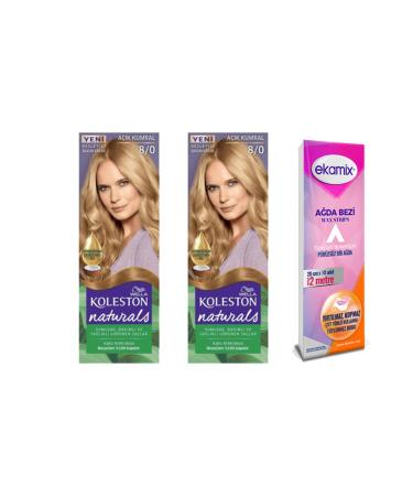 Wella Naturals Tube Dye 8-0 Light Blonde 2 Pieces