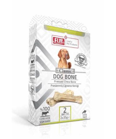 Flip White Press Dog Chewing Bone 35 gr 2 Pack 1910001118392