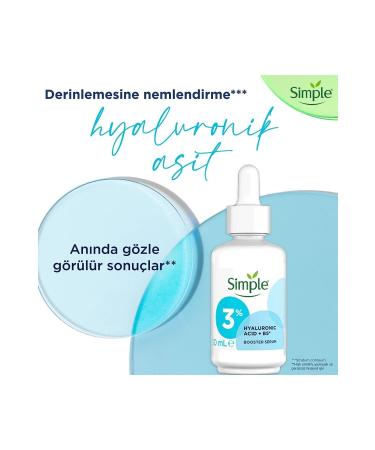 Simple Booster 3% Hyaluronic Acid + Vitamin B5 Deep Skin Moisturizing Serum 30.ml -12 - Buy Online on GoSupps.com