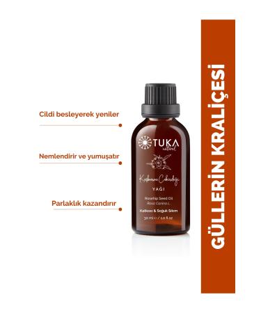 TUKA NATURAL Organic Rosehip Seed Oil 30ml