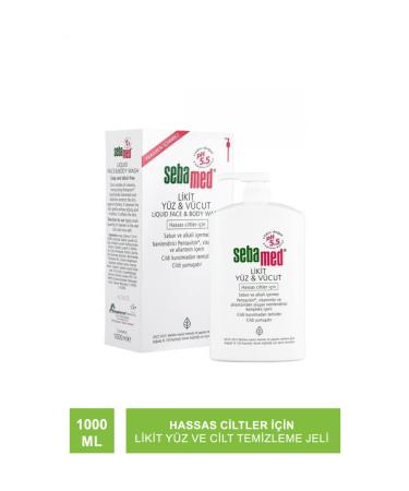 Sebamed Liquid Face and Skin Cleansing Gel 1000ml